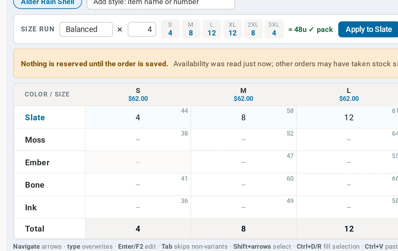 GridLine: a screen from the product demo