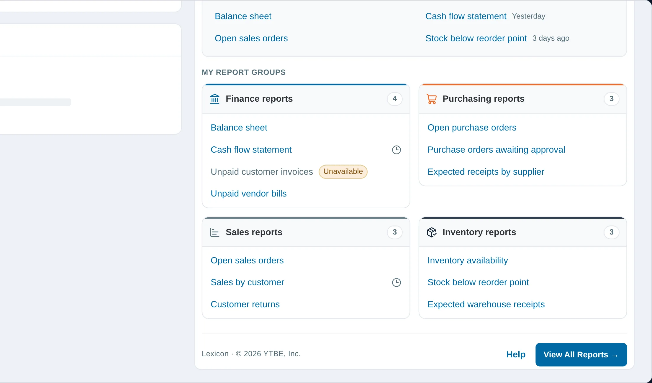 Lexicon: a screen from the product demo